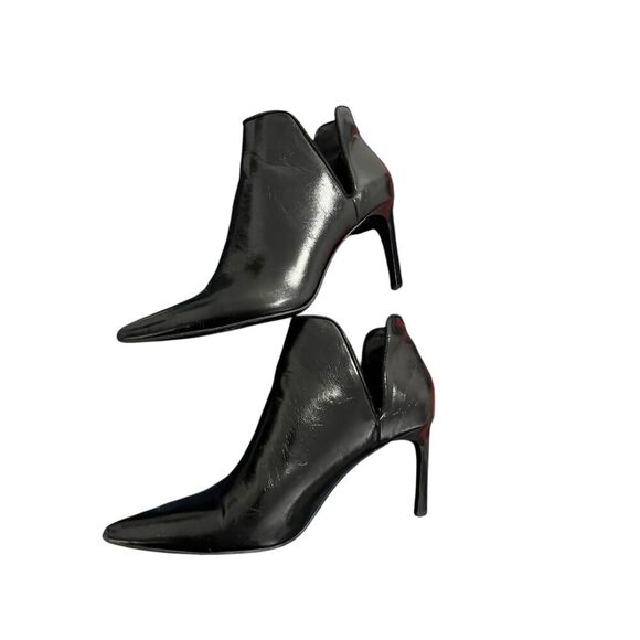 Ara Trafaluc Size 36 Black pointed toe booties/ heels - Picture 1 of 8